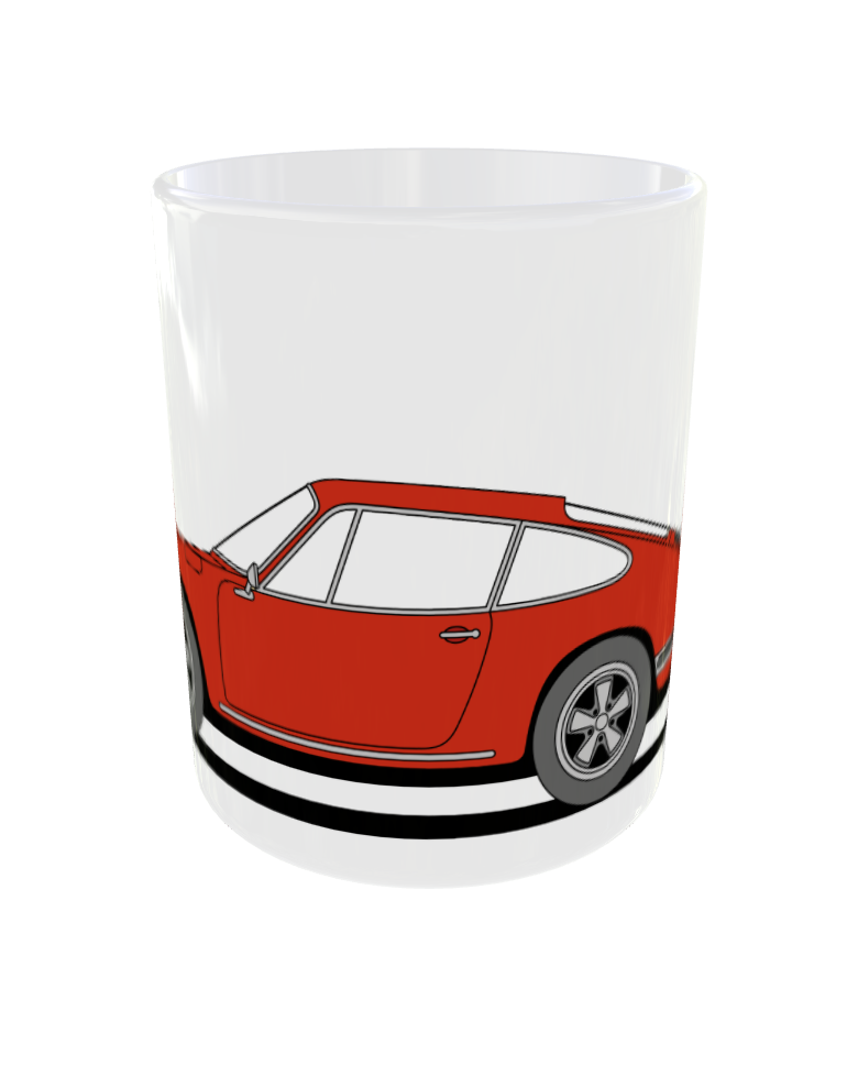 PORSCHE 911 RED MUG