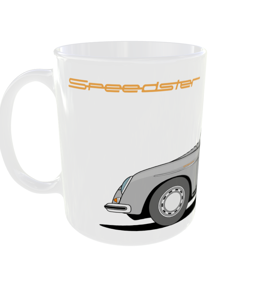 PORSCHE 356 GRAY MUG