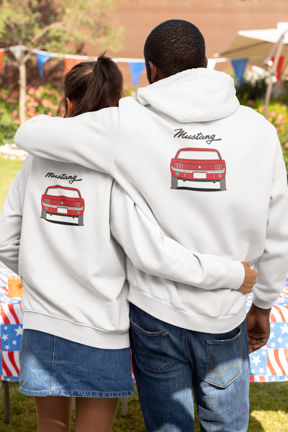 Sudadera Ford Mustang parte trasera