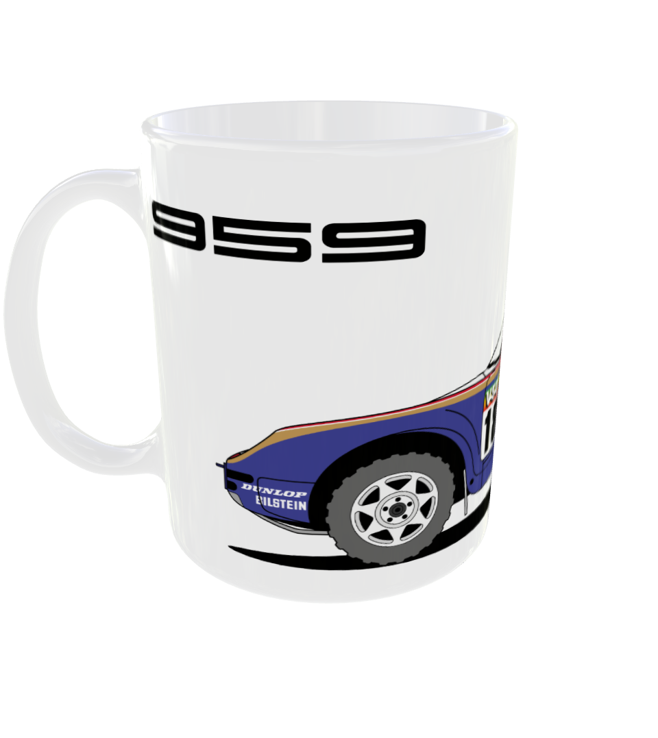 PORSCHE 959 DAKAR MUG
