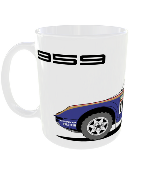TAZA PORSCHE 959 DAKAR