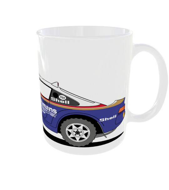 TAZA PORSCHE 959 DAKAR