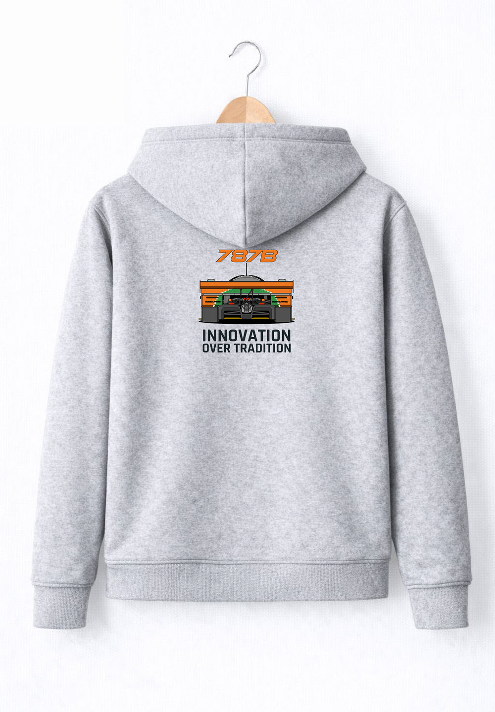 Sudadera Lemans Gris Clara Mazda 787B