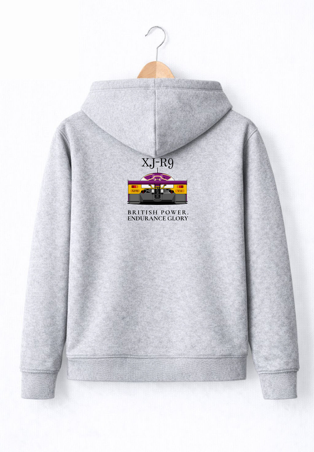 Sudadera Lemans Gris Clara Jaguar XJR9