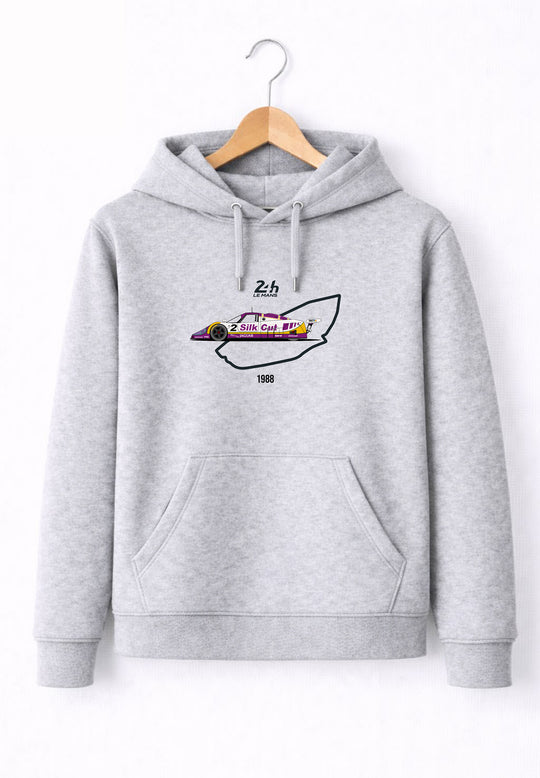 Sudadera Lemans Gris Clara Jaguar XJR9