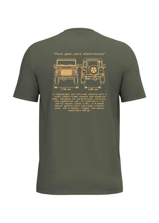 CAMISETA ECO Land Rover 90-110 INCHES