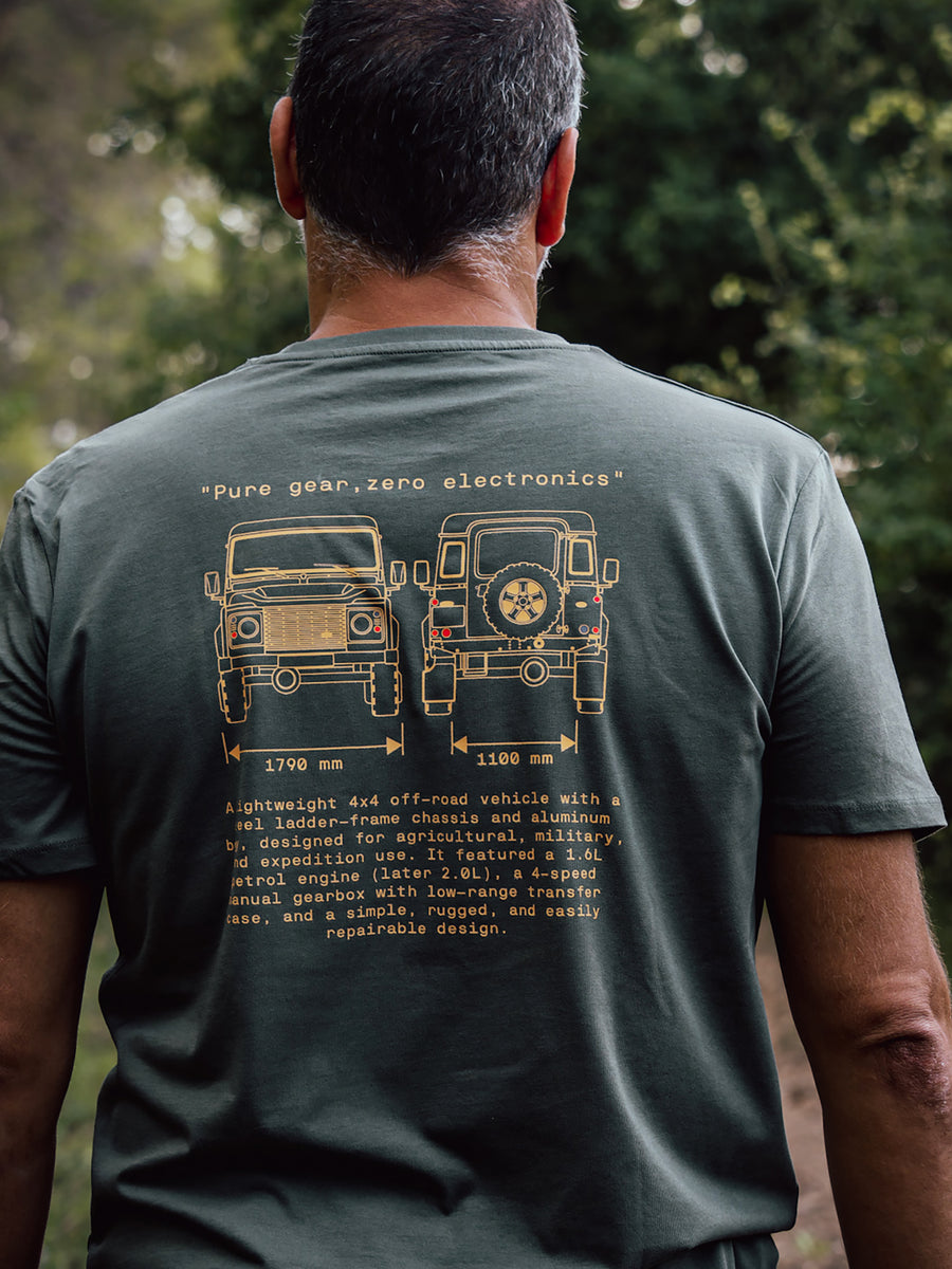 CAMISETA ECO Land Rover 90-110 INCHES