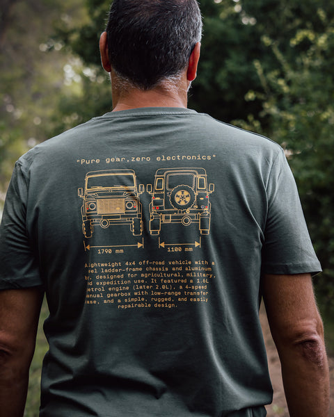 CAMISETA ECO Land Rover 90-110 INCHES