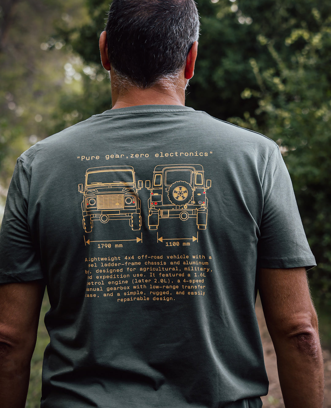 CAMISETA ECO Land Rover 90-110 INCHES