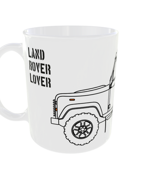 TAZA CERÁMICA PREMIUM Land Rover 90 INCHES