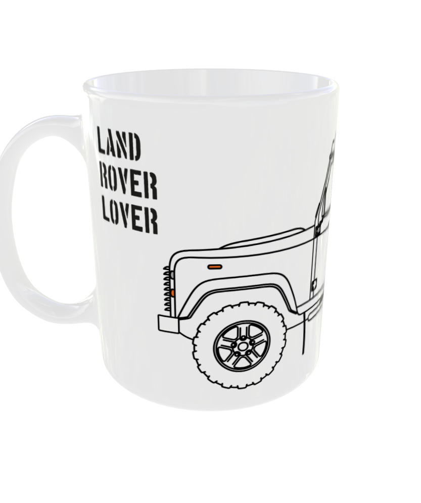 TAZA CERÁMICA PREMIUM Land Rover 90 INCHES