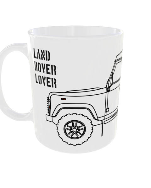 PREMIUM KERAMIKTASSE Land Rover 110 ZOLL