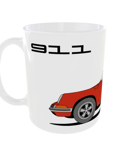 TAZA PORSCHE 911 ROJO