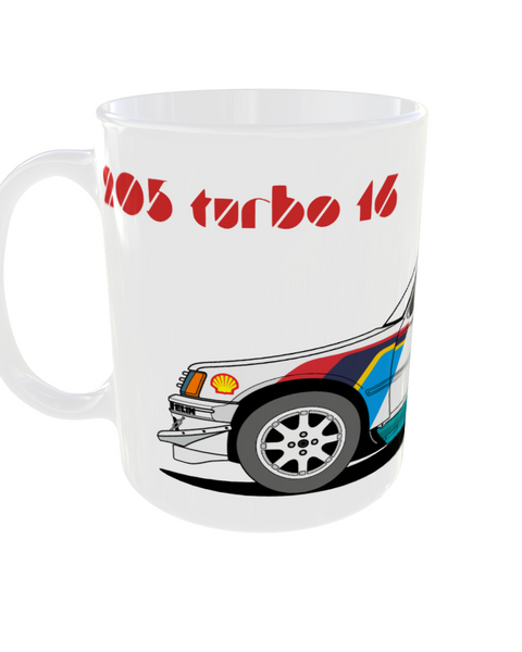 TAZA PEUGEOT 205 TURBO 16