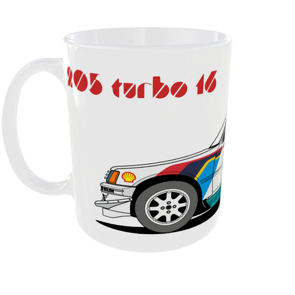 TAZA PEUGEOT 205 TURBO 16