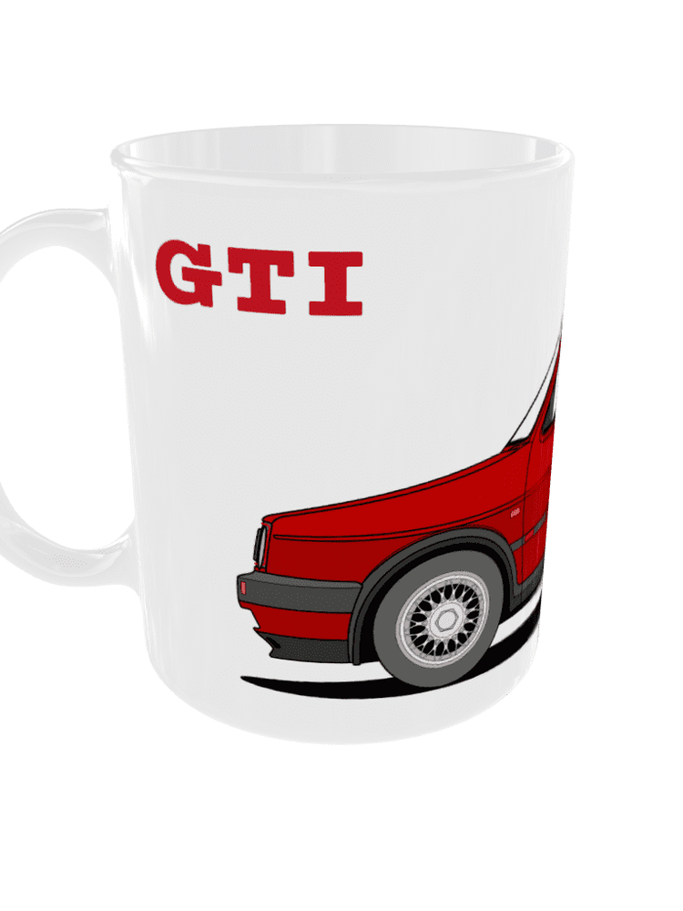 TAZA VOLKSWAGEN GOLF GTI MKII LOGO GTI