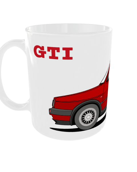 TAZA VOLKSWAGEN GOLF GTI MKII LOGO GTI