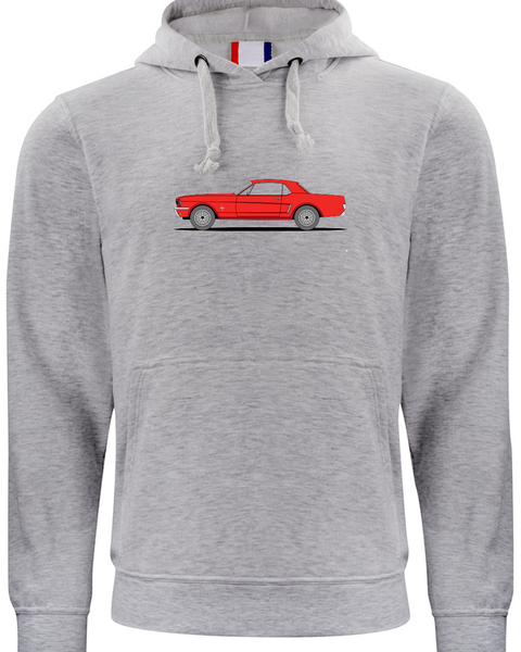 Sudadera Gris Ford Mustang