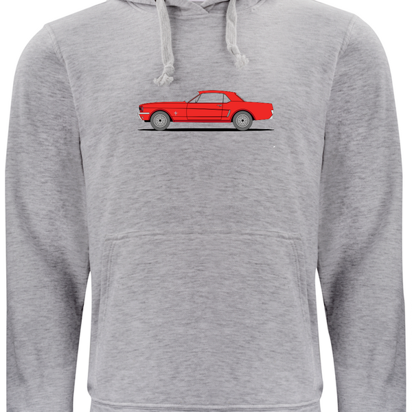 Sudadera Gris Ford Mustang