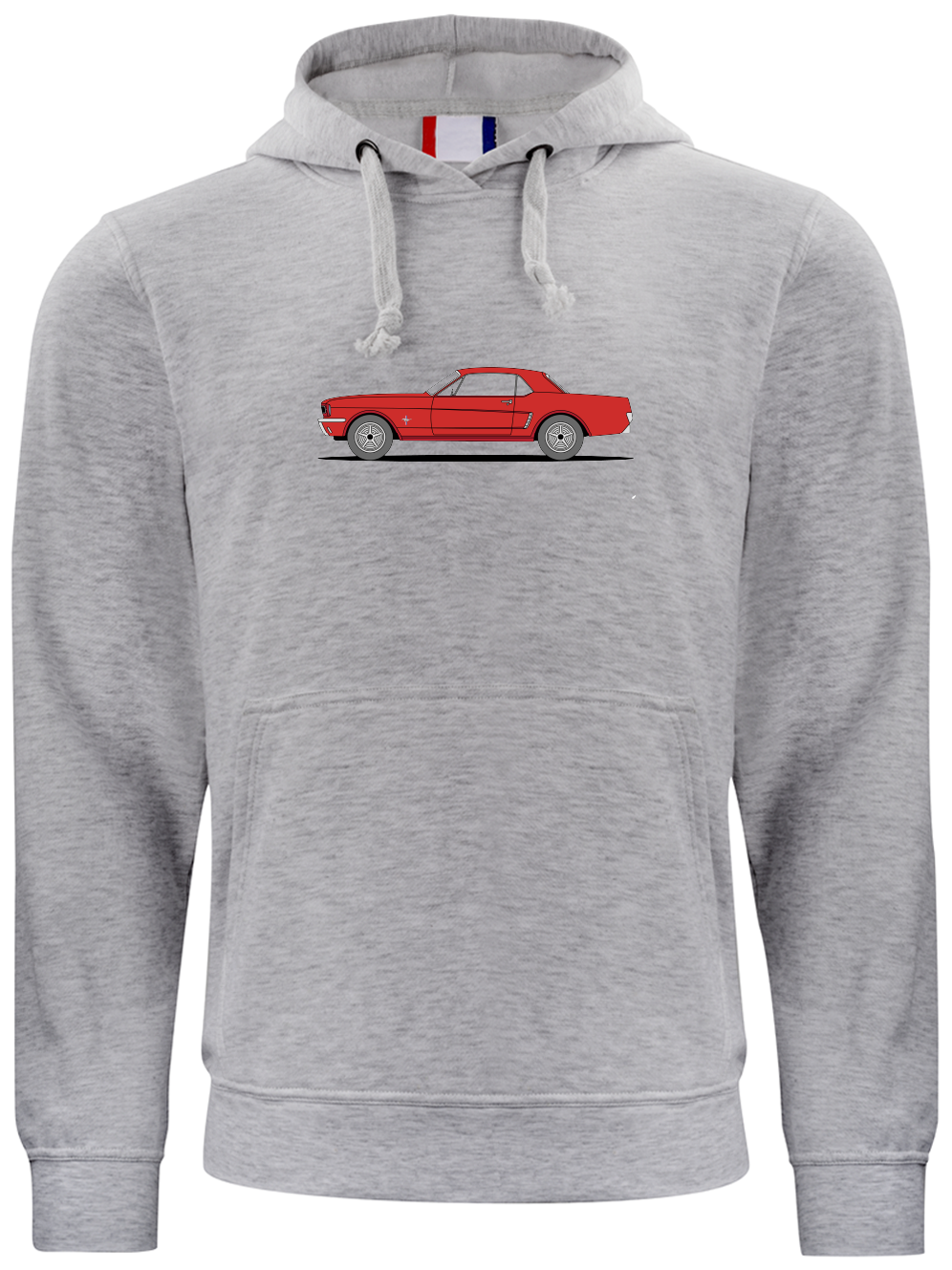 Sudadera Gris Ford Mustang