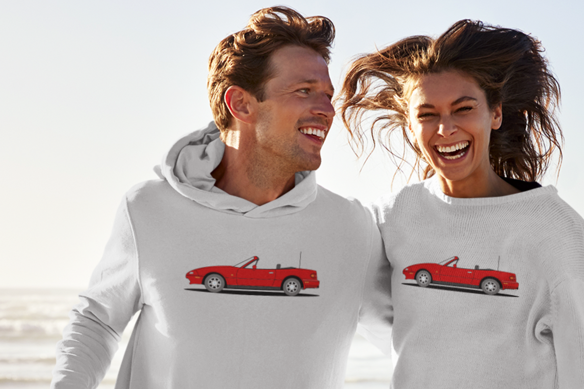 MAZDA MX5 NA KAPUZENPULLOVER