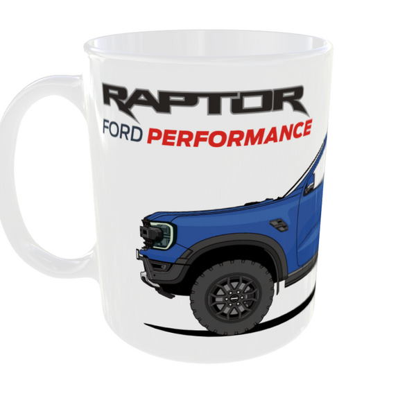 TAZA FORD RAPTOR AZUL LIGHTNING