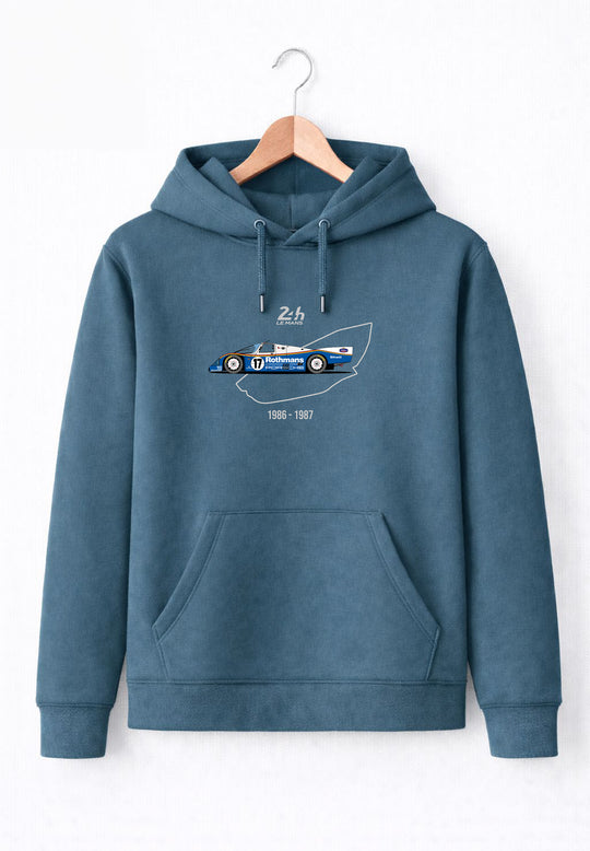 Sudadera Lemans Azul Oscuro Porsche 962