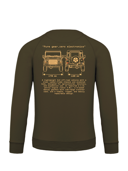 SUDADERA CLÁSICA Land Rover 90-110 INCHES