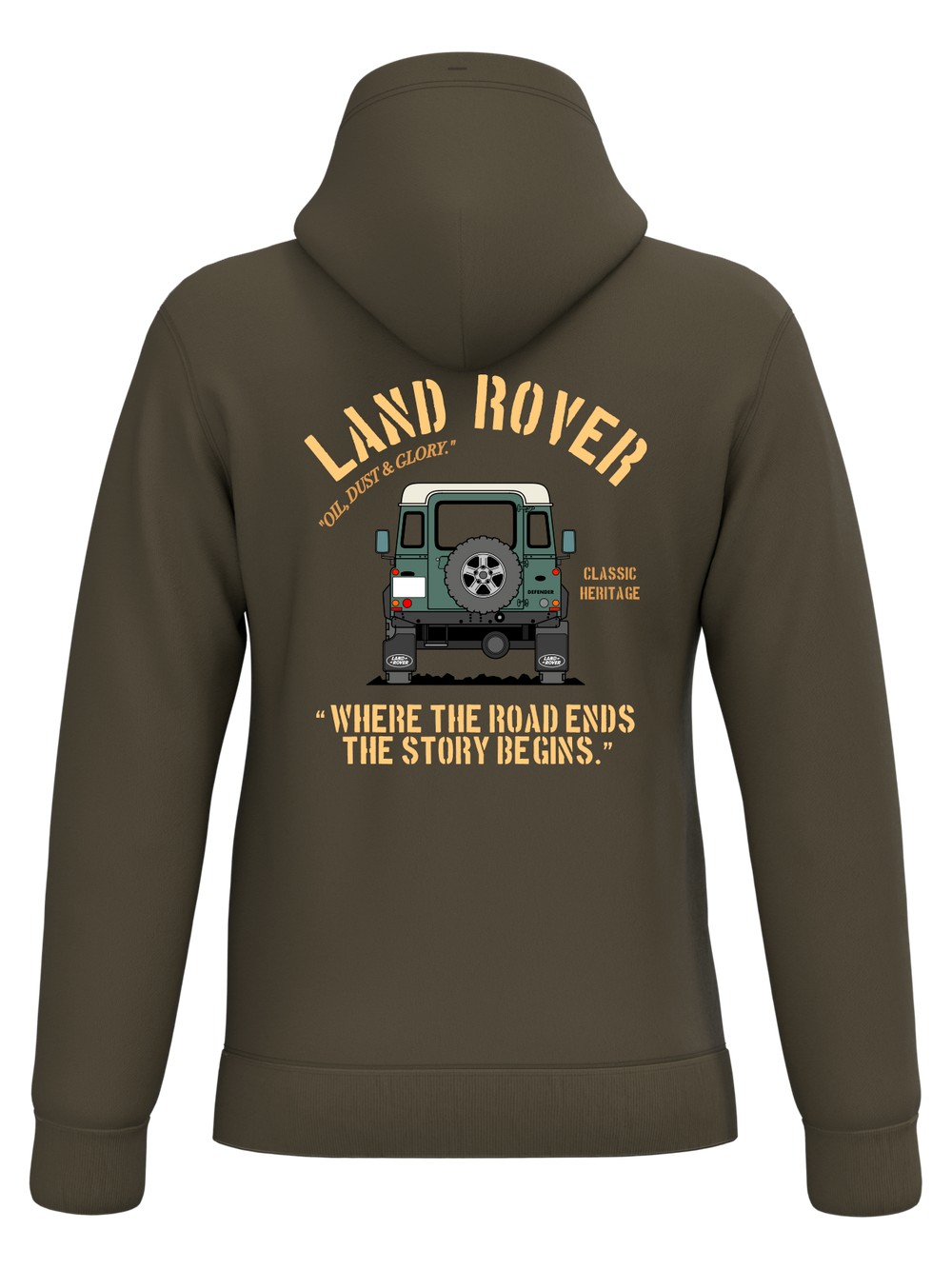 SUDADERA CAPUCHA Land Rover LOVER