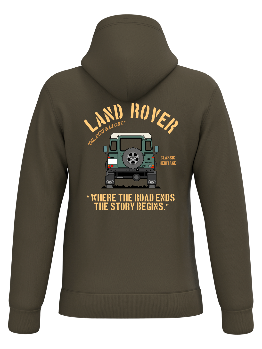 SUDADERA CAPUCHA Land Rover LOVER