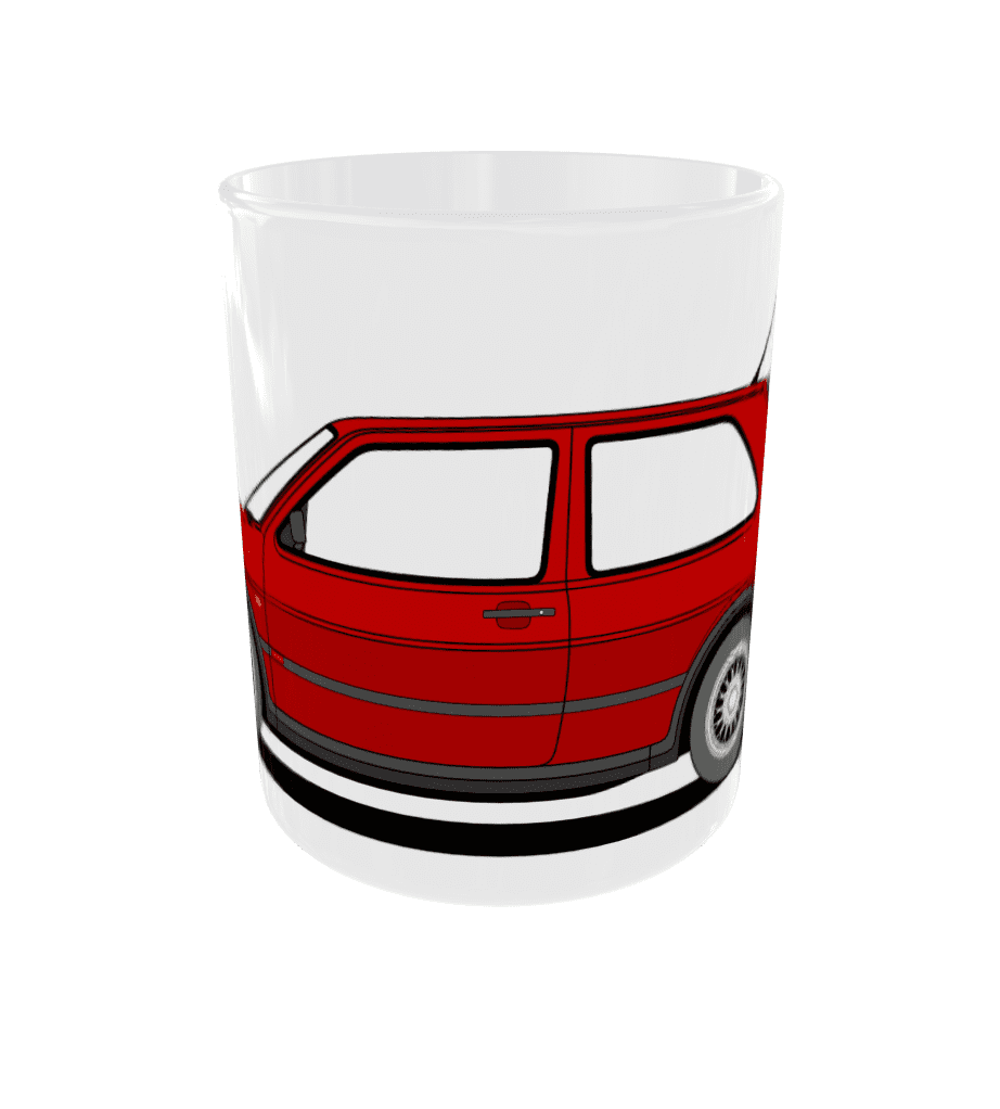 DISEÑO TAZA VOLKSWAGEN GOLF GTI MKII