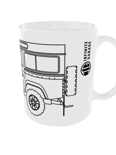 TAZA CERÁMICA PREMIUM Land Rover 110 INCHES