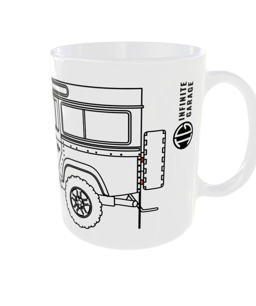 TAZA CERÁMICA PREMIUM Land Rover 110 INCHES