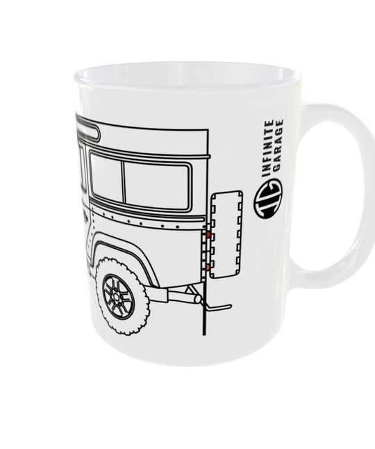 TAZA CERÁMICA PREMIUM Land Rover 110 INCHES