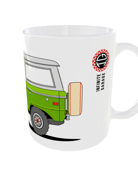 LAND ROVER 109 PICK UP MUG