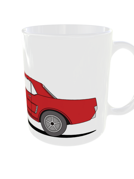 Taza Ford Mustang parte trasera