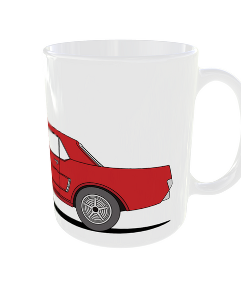 Taza Ford Mustang parte trasera