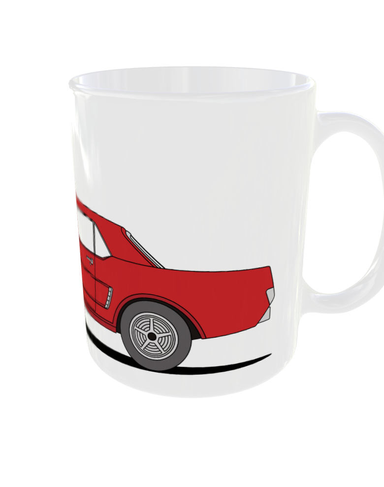 Taza Ford Mustang parte trasera
