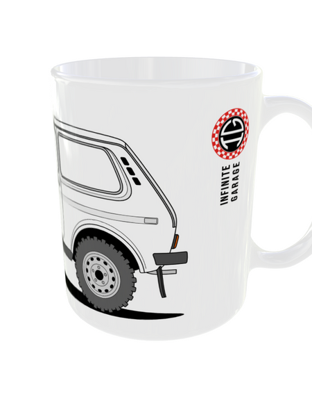 LAND ROVER 109 PICK UP MUG