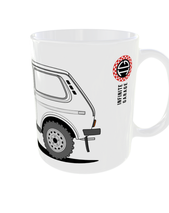 LAND ROVER 109 PICK UP MUG