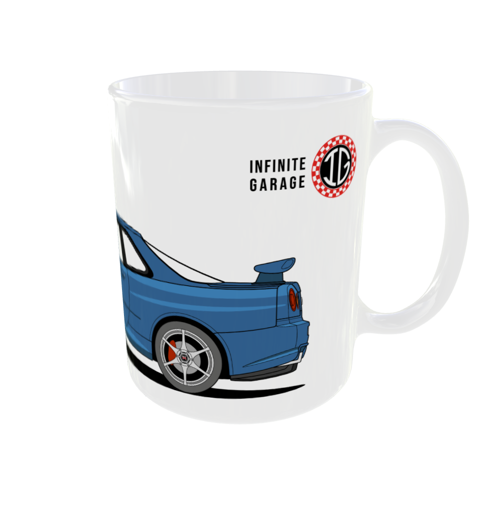 TAZA NISSAN GTR34