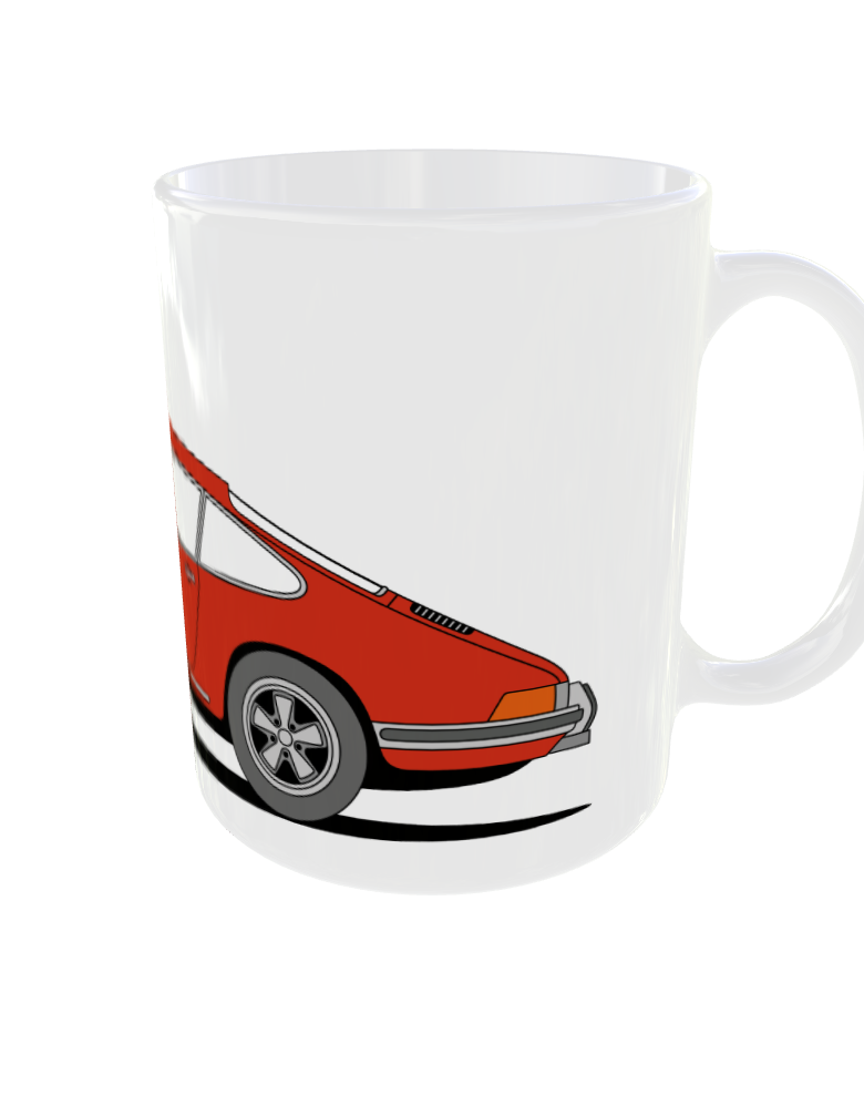 PORSCHE 911 RED MUG