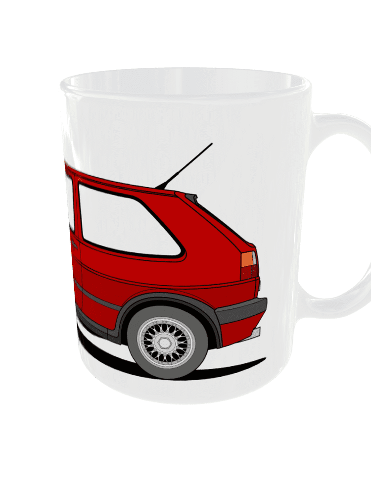 TAZA VOLKSWAGEN GOLF GTI MKII PARTE TRASERA
