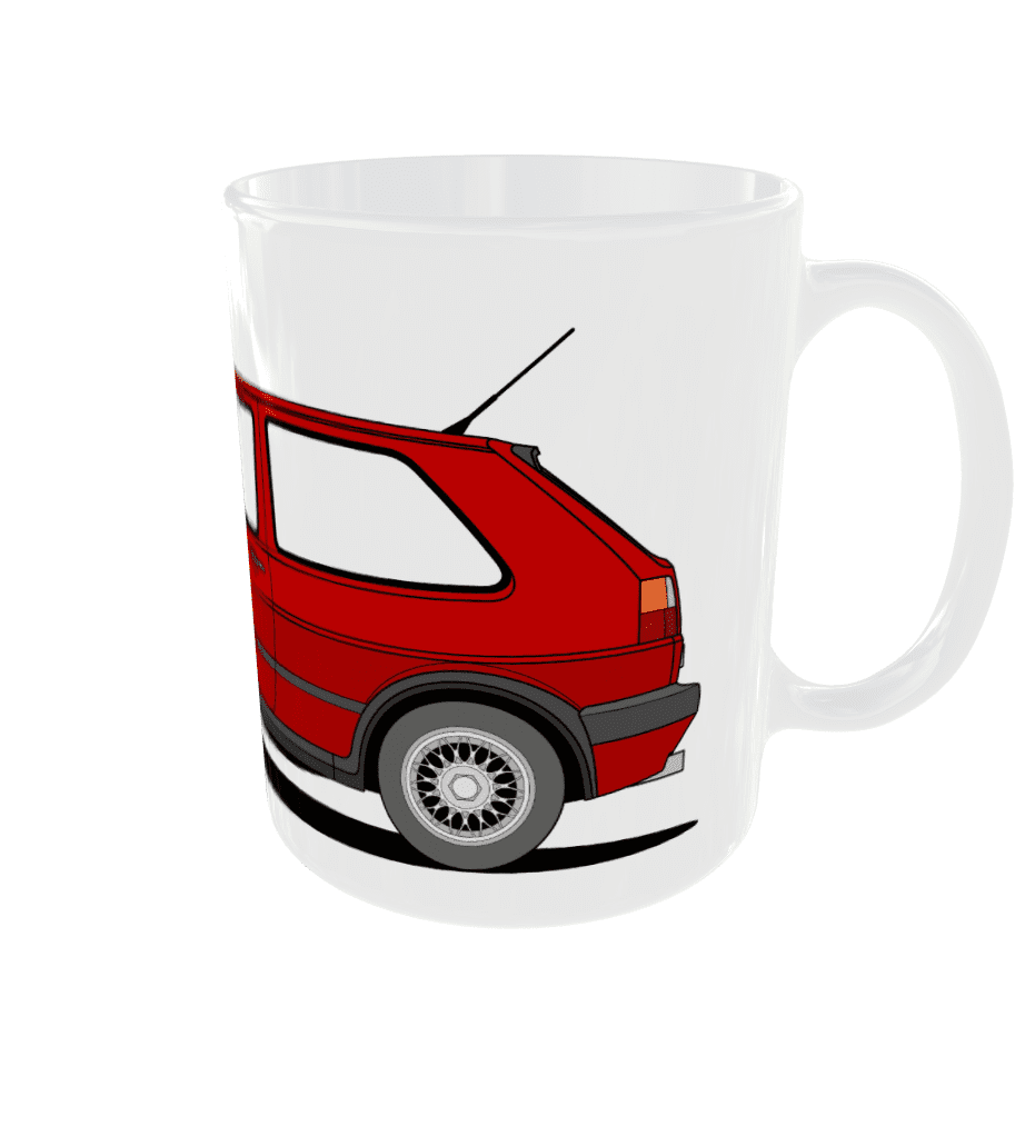 TAZA VOLKSWAGEN GOLF GTI MKII PARTE TRASERA