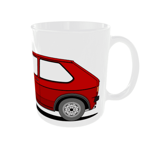 Taza Volkswagen Golf GTI MKI blanca