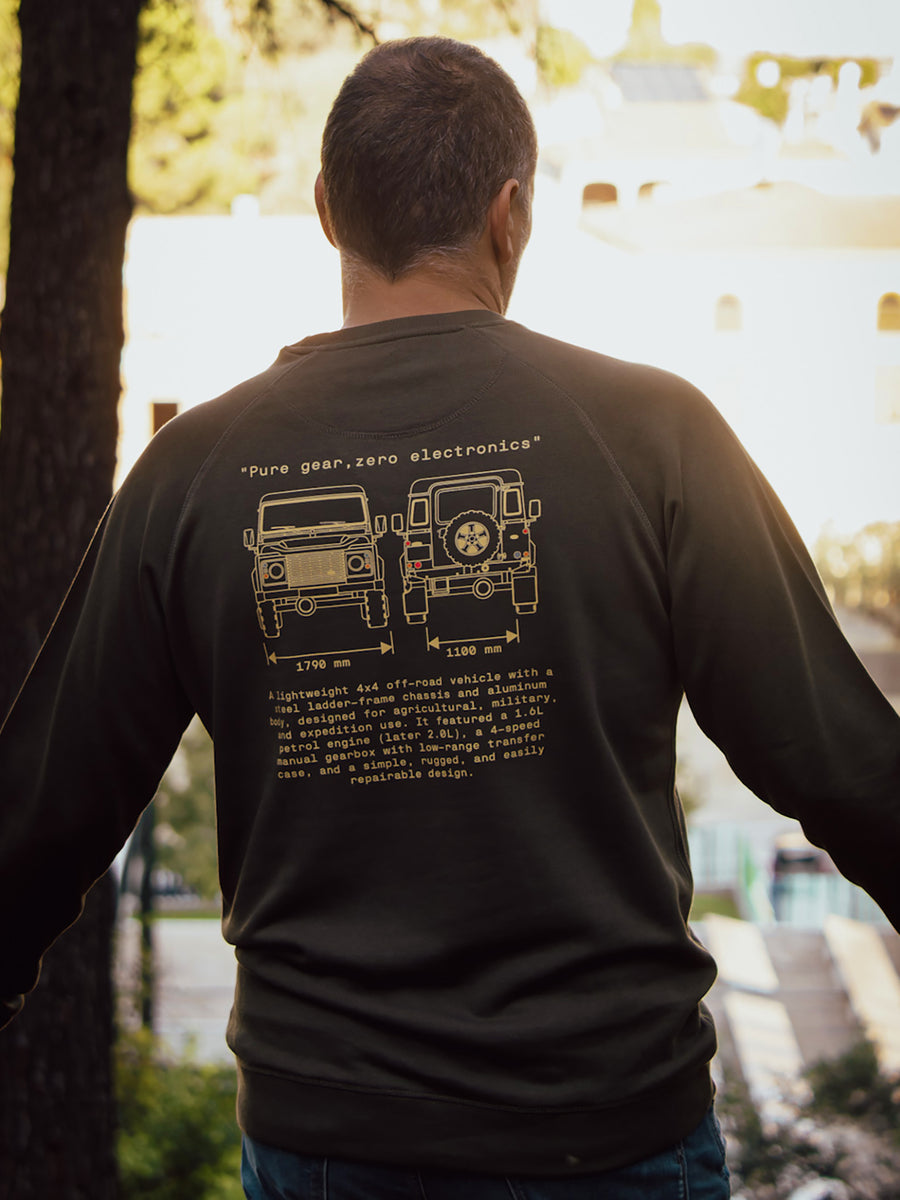 SUDADERA CLÁSICA Land Rover 90-110 INCHES
