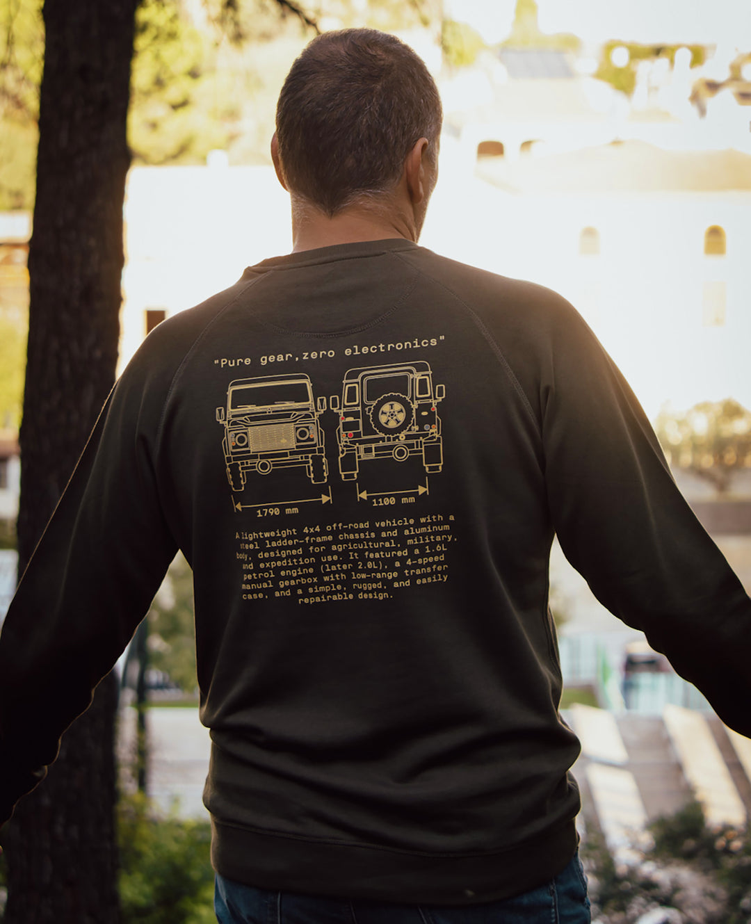 SUDADERA CLÁSICA Land Rover 90-110 INCHES