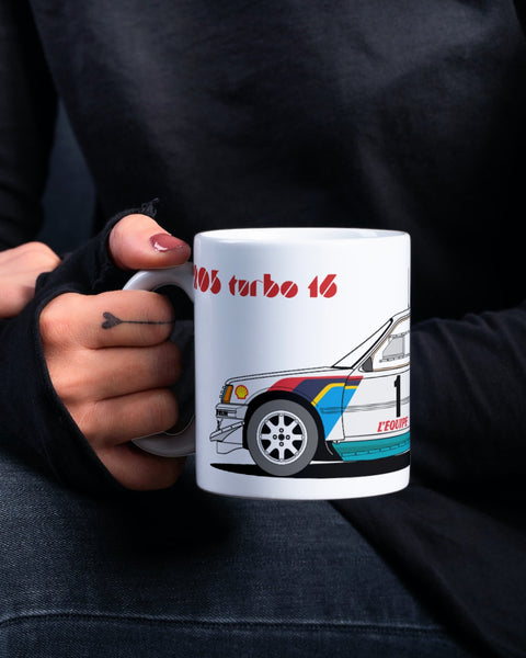TAZA PEUGEOT 205 TURBO 16