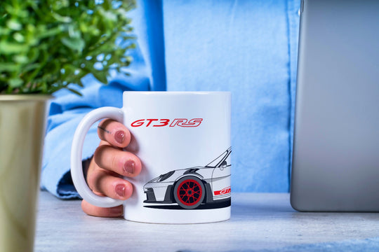 PORSCHE 356 GRAY MUG