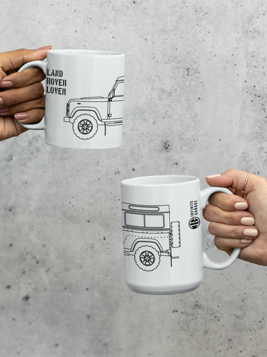 TAZA CERÁMICA PREMIUM Land Rover 90 INCHES